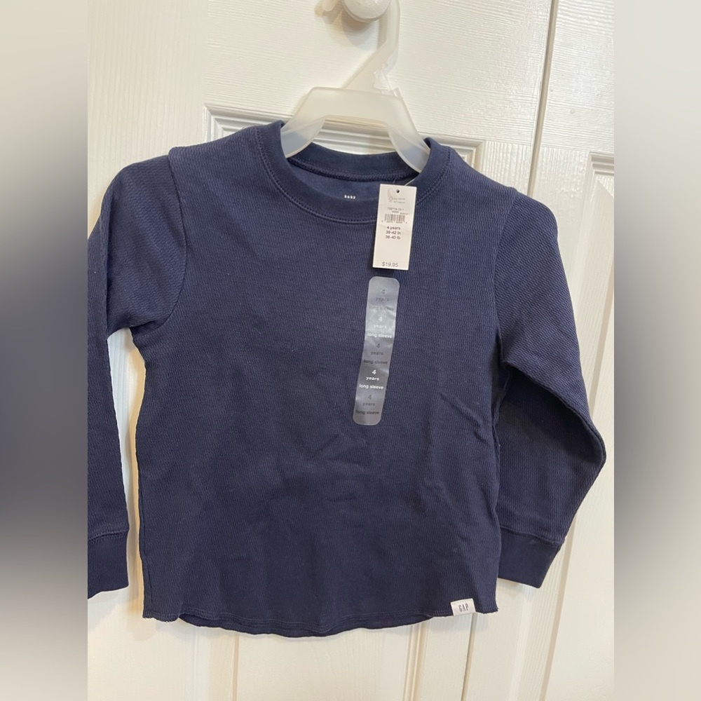 Baby Gap Toddler Boys Cotton Thermal Tshirt